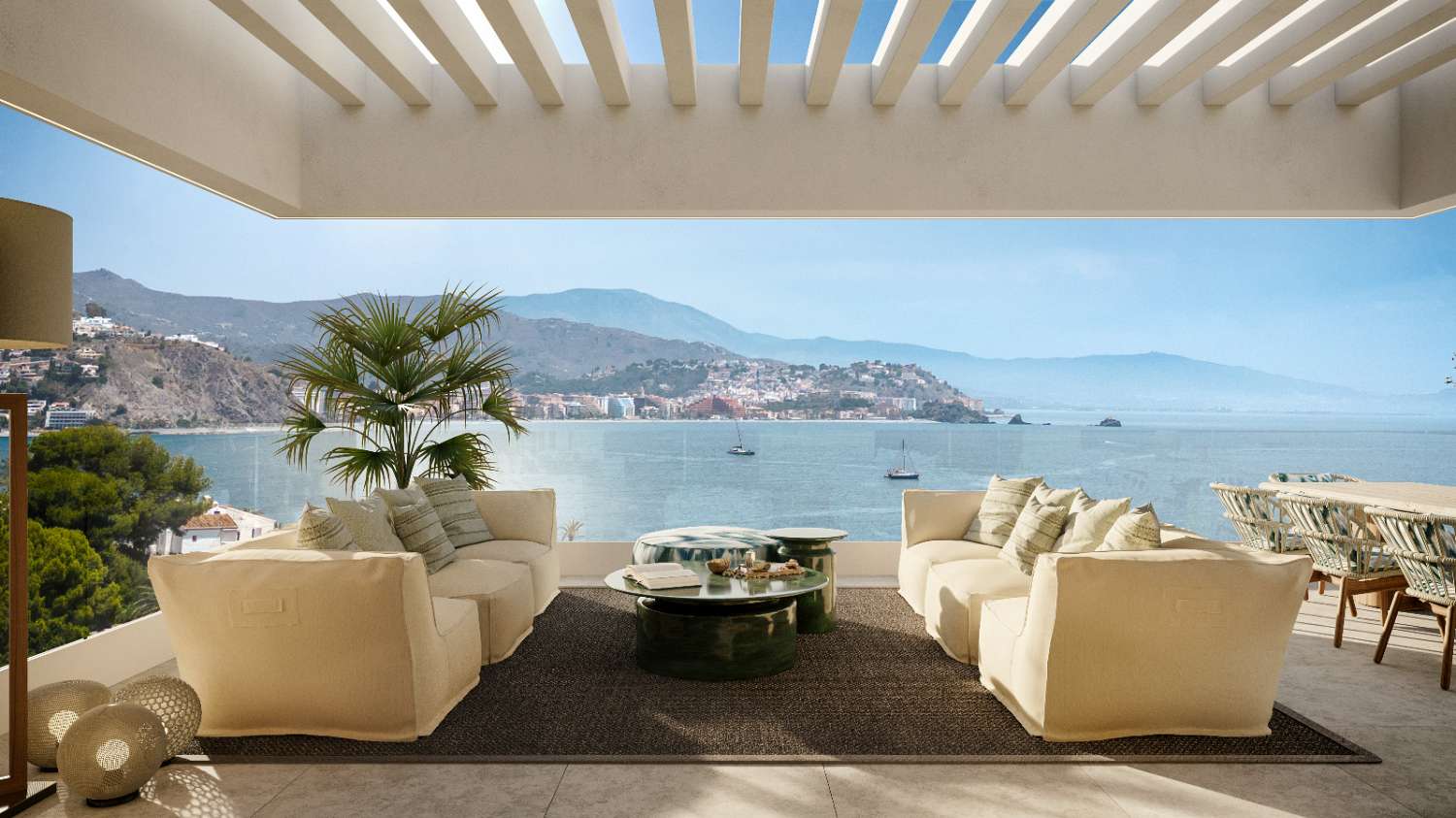 Villas de luxe avec vue panoramique sur la mer